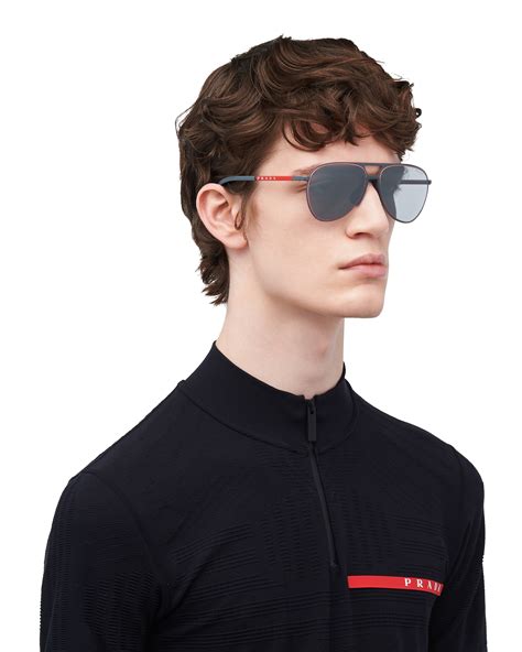 prada ps|Linea Rossa Collection Men's Sunglasses .